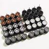 20Sets 1/64 Alloy Car Model Wheels TE37 Mini Wheel with Textured Tire Tyres Spare Parts Diameter 11mm