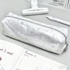 Cute Stars Wave Point Pen Bag Lightweight Large Capacity Stationery Bag Cartoon Gift Cosmetic Bag Students Supplies