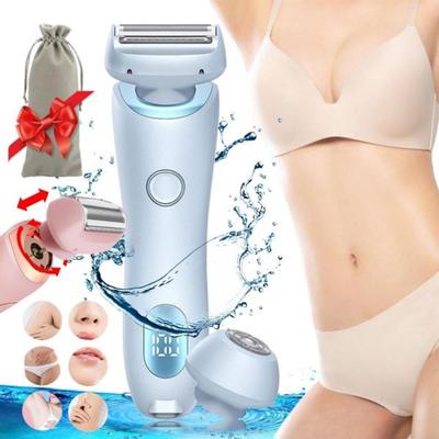 CloudGlide Pro Rasierer Modira Damen Gleam 3.0 Beauty Rebloom Silky Glide Haarentferner, Blau