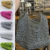 Metallic Crochet Yarn 200g Shiny Yarn New Handmade Crochet Yarn for Small Bag Knitting