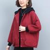 2024 Women's Hooded Thick Cotton Jacket - Casual, Plus Size, Autumn/Winter Outerwear