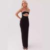 2026 summer new American skirt sexy hot girl tube top knitted dress long dress women
