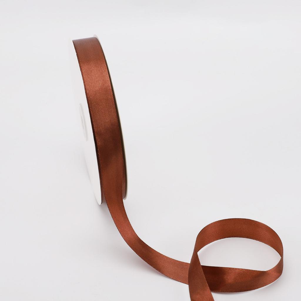 Solid Color Polyester Satin Ribbon 2cmx100Yards for Birthday Gift Wrapping Bakery Flower Arrangements-Durable Woven Bow Tying