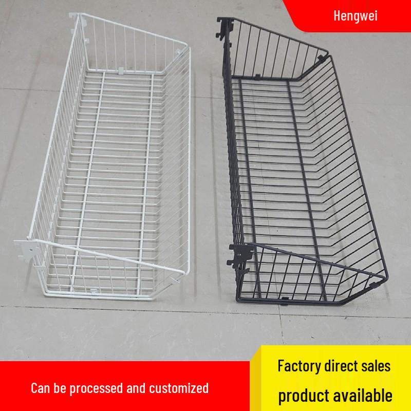Slanted Display Shelf for Snacks and Food Stacking in Supermarkets and Convenience Stores