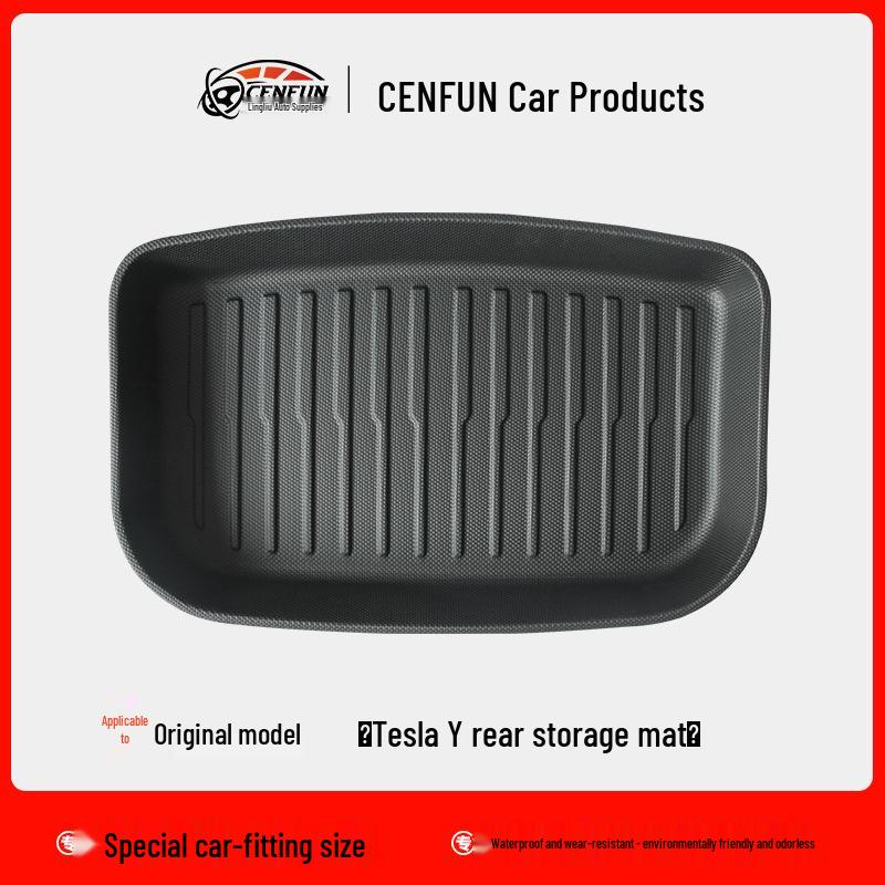 Tesla Model Y & 3 Double Layer Floor & Trunk Mats