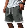Pantaloncini Casual da Uomo con Coulisse Tessuta