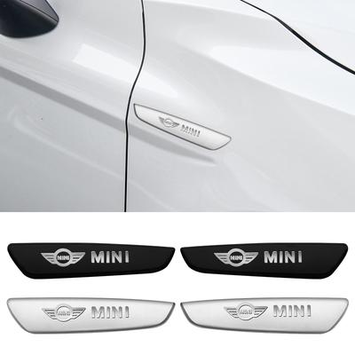 2Pcs 3D Metal Car Body Badge Stickers Trunk Emblem Decals Auto Accessories For MINI WORKS One Cooper JCW R60 R59 R58 R57 R56 R55