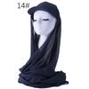 Polyester Womens Scarf Hat Set With Solid Color Design For All Seasons