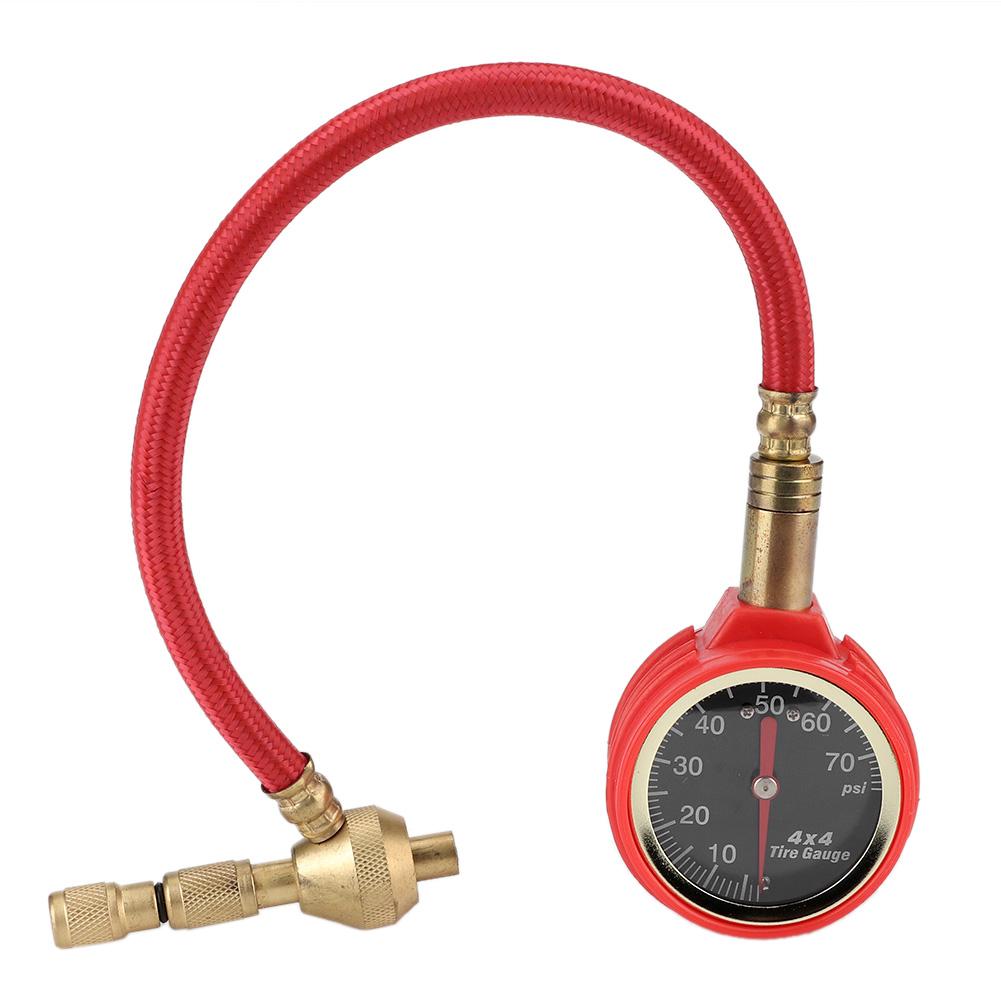 Portable Auto Car Tyre Tire Air Pressure Gauge Dial Meter Tester High Accuracy