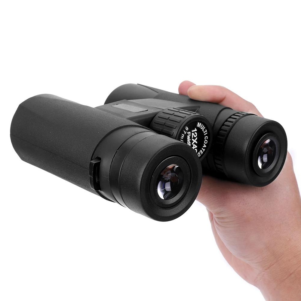 12x42 Compact Binoculars For Adults, Hd High Power With Bak4 Prism & Phone Adapter, Waterproof Tripod For Bird Watching Hunting Travel Concert