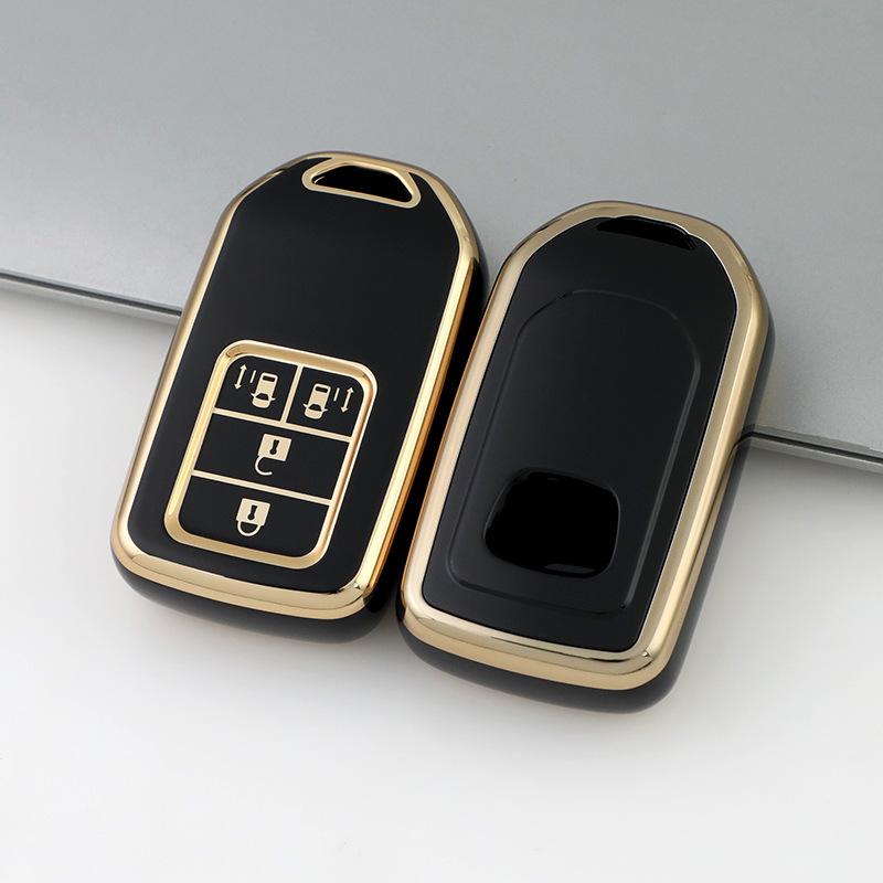 For Honda Accord EX EXL Civic Crv Hrv Pilot Ridgeline 2016 -2018 Pocketor 4 Buttons TPU Car Remote Key Fob Cover Case