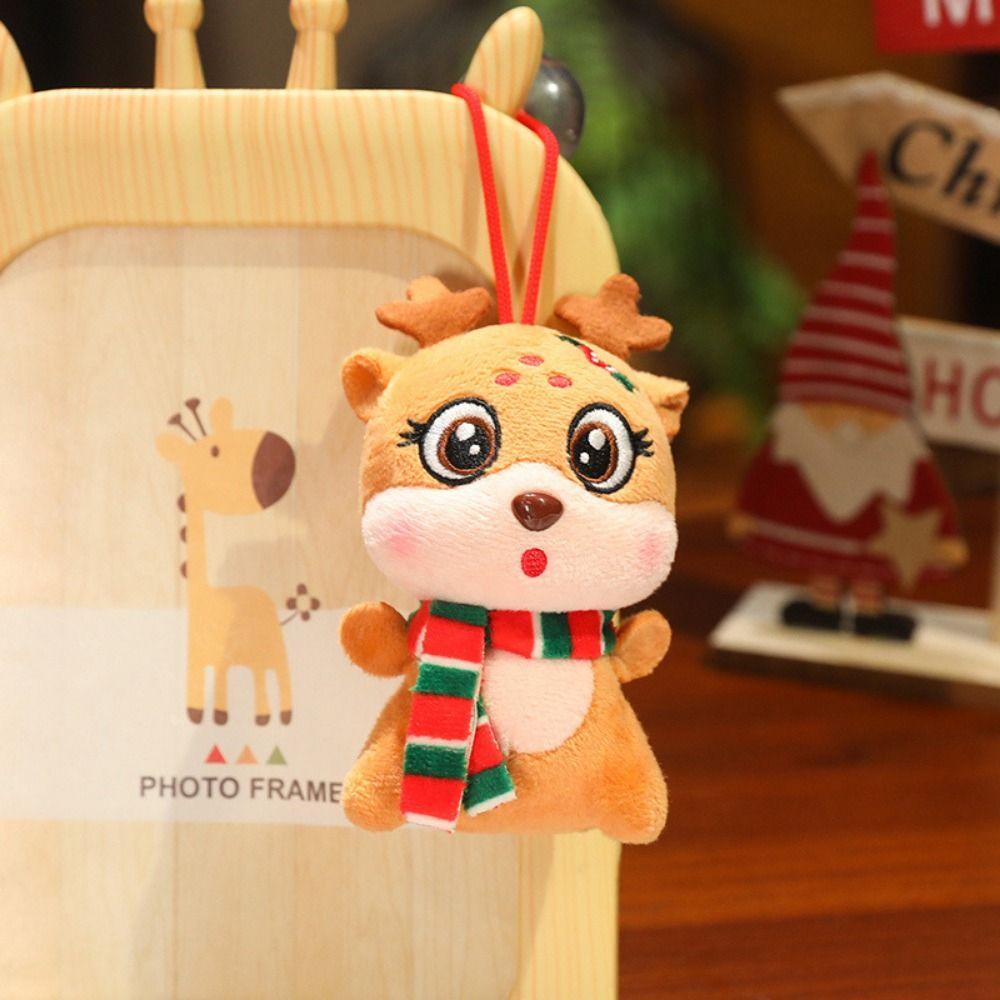 Christmas Tree Christmas Stuffed Plush Toys Plush 3D Stuffed Animals Elk Toy Baby