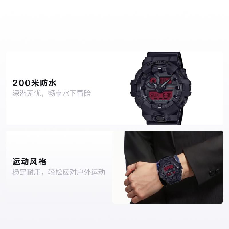 CASIO G-SHOCK series 200 meters waterproof