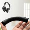 Pernă moale de înlocuire a benzii pentru căști, neagră, confortabilă, pentru căști pentru Sennheiser HD202 II HD437 HD447 HD457 HD497 HD212PRO
