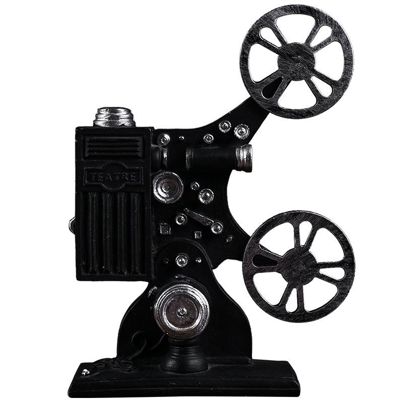 Retro Movie Projector Resin Ornament Camera Prop