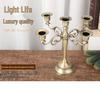 Elegant European Candlestick for Weddings, Candlelight Dinners, and Home Decor