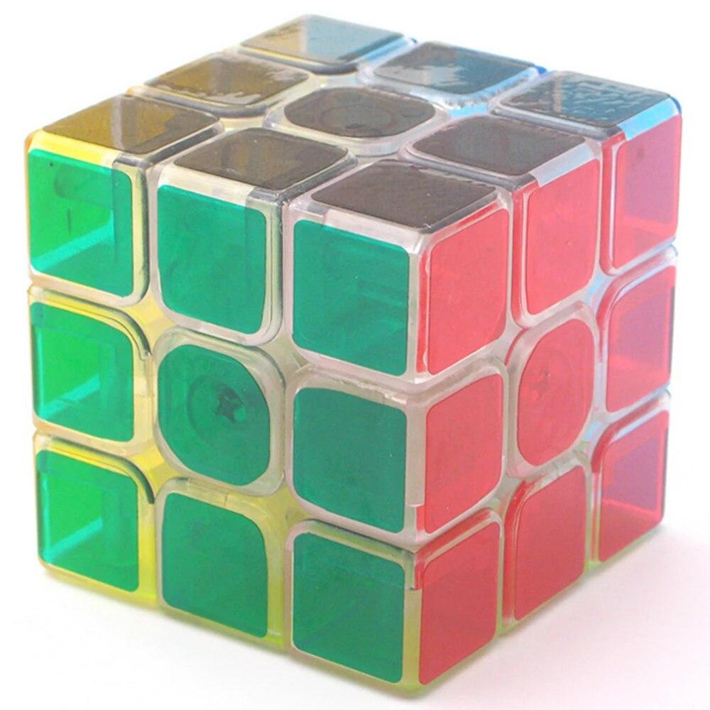 ZCUBE Intelligence Z CUBE for Girl Boy 06 Yr Square 3x3 Z-CUBE Crystal Magic Brain Speedcube Puzzle გამჭვირვალე 3D თავსატეხი 333cube