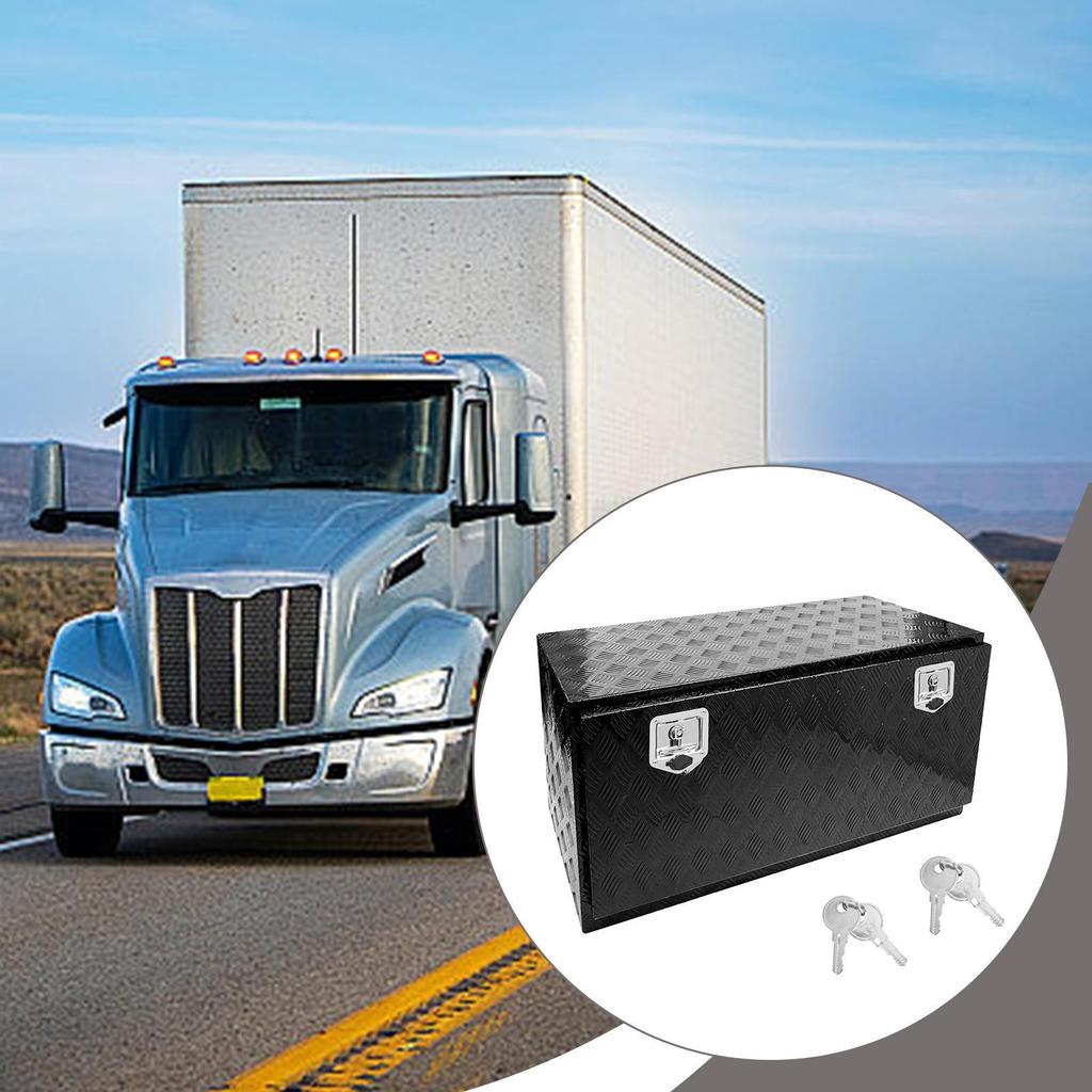 Trailer Chest Box Underbody Storage Garage Case Gardening Truck Bed Tool Box
