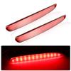 2PCS LED Rear Bumper Reflector Brake Lights Canbus For Mazda 6 2003-2008 Red/Smoked Lens Tail Stop Warning Lamps Car Accessories