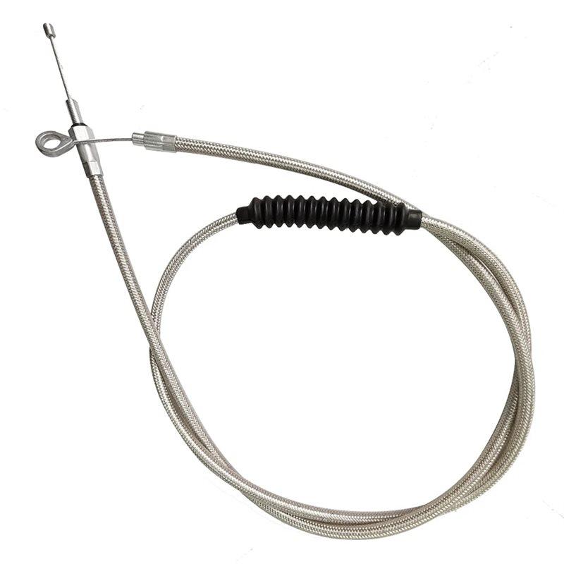 

For For FXD 95-99, FXDL FXDS 93-00& FXDWG 00-05 Motorcycle Clutch Cable 200Cm Braided Stainless как
