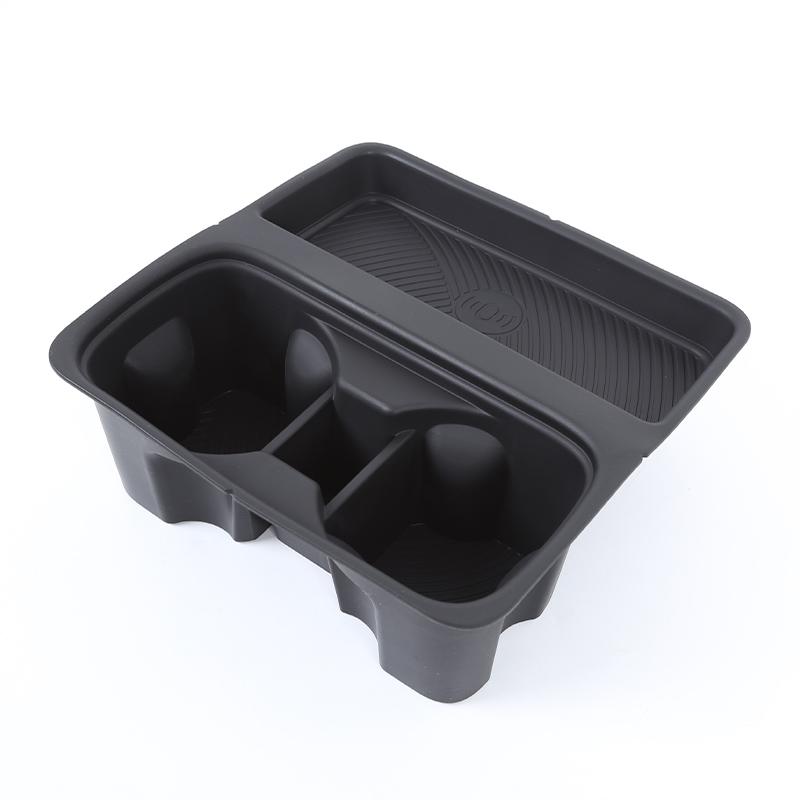 For Land Rover Defender 110/90/130 2022-2024 modified central control wireless water cup holder silicone non-slip storage pad JW8