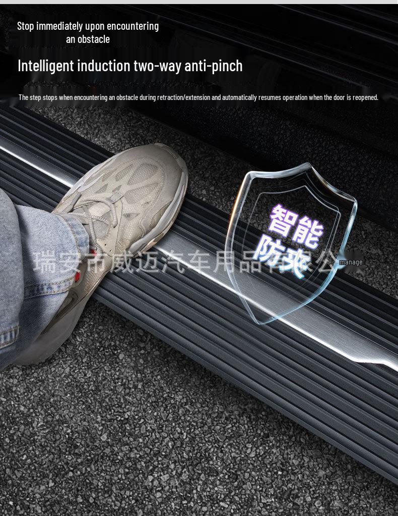 Electric Retractable Side Step for 14-23 GMC Sierra Pickup