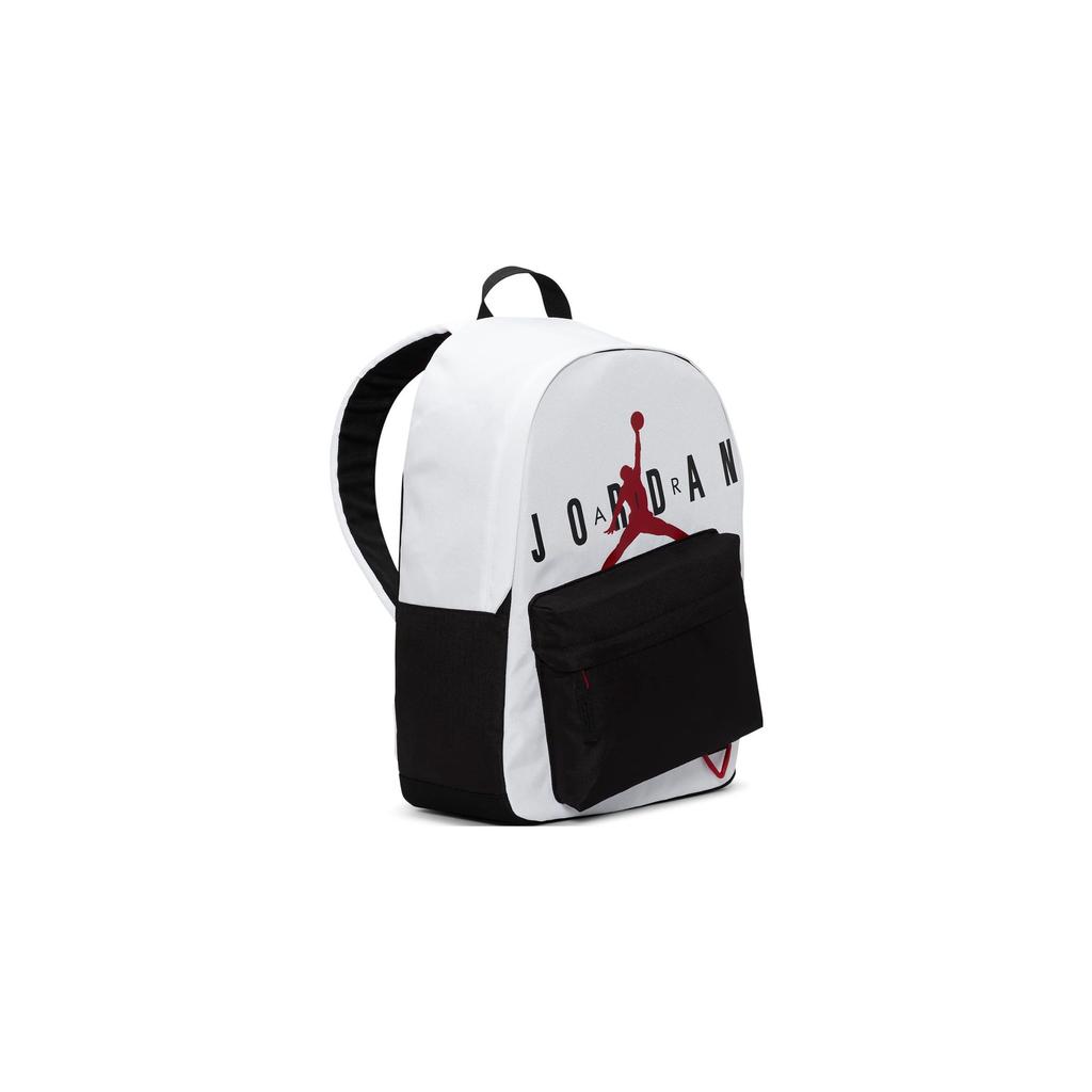 Jordan Air Print Batoh na zip Unisex Batoh Černá Bílá JD2223011GS-002