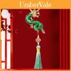 Stylish Chinese Dragon Tassel Keychain Metal Gift With Multiple Color Options For Special Occasions