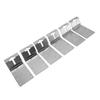 6PCS T Post Bracket 3 Inch Heavy Duty Carbon Steel Vertical Mounting T Post Corner Brace Target