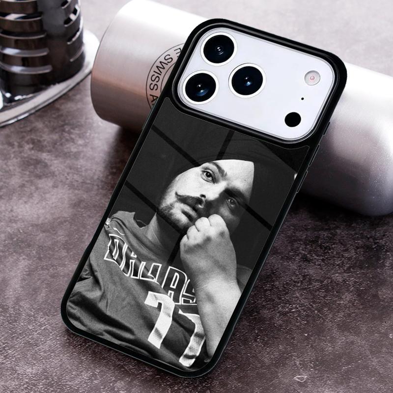 Sidhu Moosewala Phone Case For iPhone 17,16e,15,14,13,12,11,Mini,Pro,MAX soft Silicone Cover