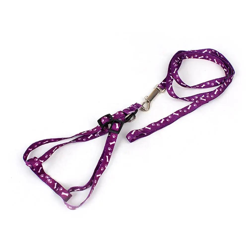 Pet Dog Cat Harness Leash Adjustable Harness Vest Leash Collar Puppy Small Dog Outdoor Walking Chihuahua Terier Schnauzer