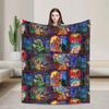 Beauty And The Beast Blanket Single Sided 2DPrint Soft Fluffy Warm Cozy Lightweight Blanket Bedroom Living Room Sofa Travel Gift