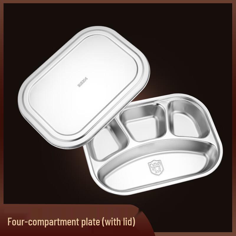 304 Stainless Steel Divided Lunch Box