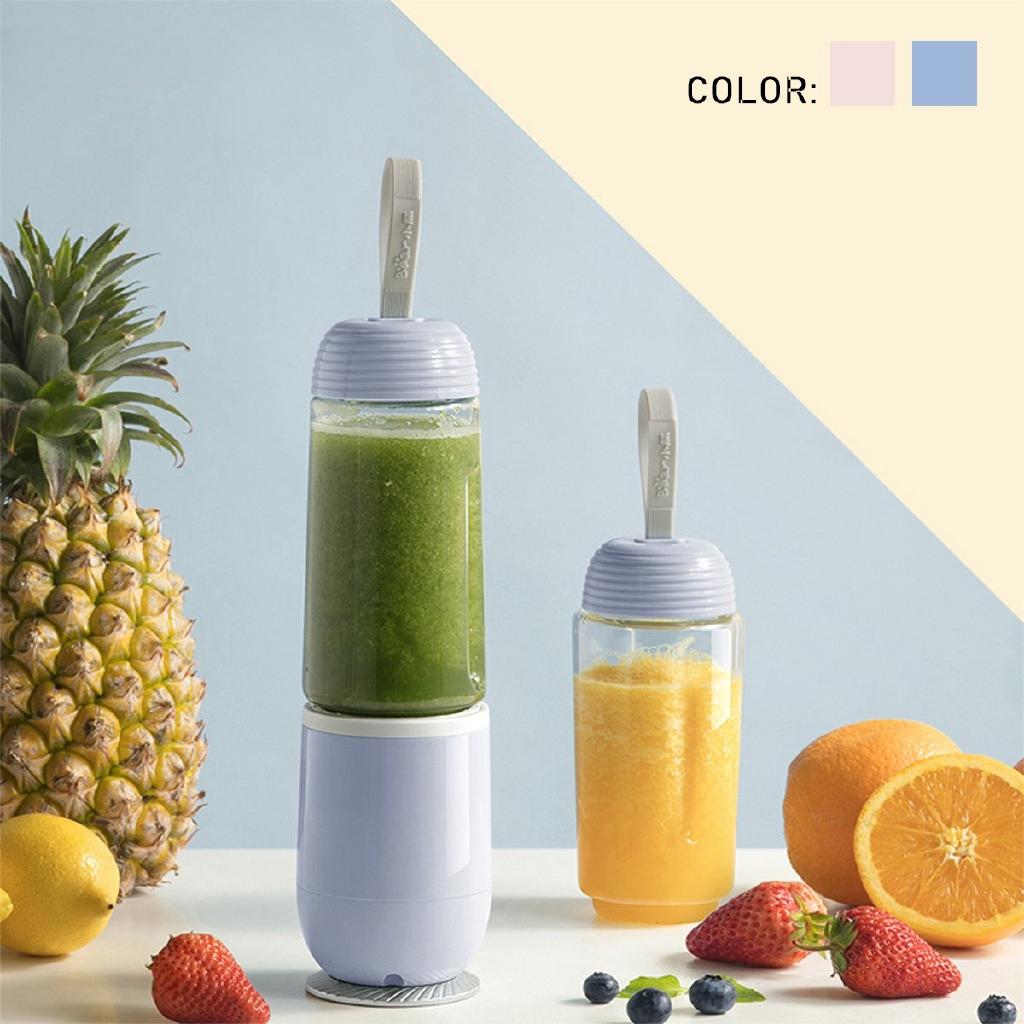 New 350ml*2 Cups Bear Electric Fruit Juicer LLJ-D04B1 Blender Mini Portable Smoothie Maker Juicer Cup 7yue