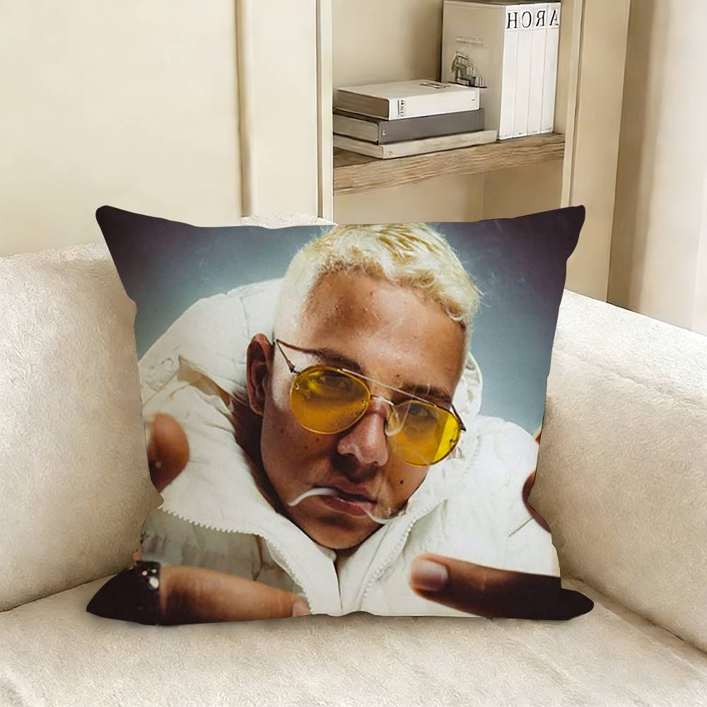PLK French Rapper Pillow Case Living Room Sofa Cushion Cover Suitable For Home Bedroom Room Decoration