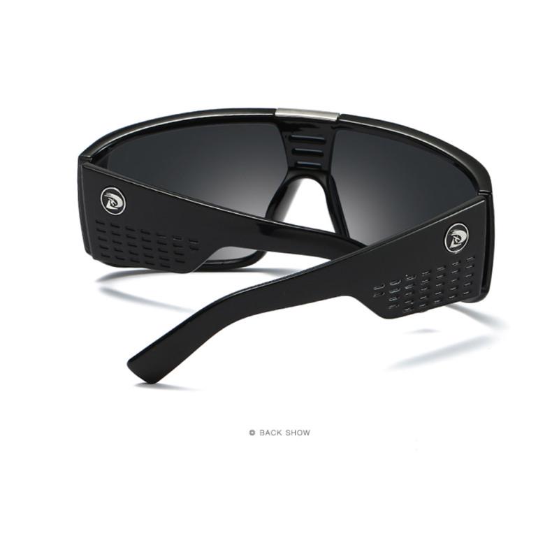 Retro Frame Reflective Coating UV400 Big Wide Leg Sports Sunglasses
