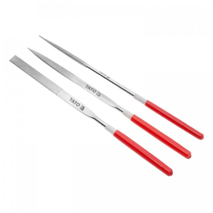 Yato Diamond Needle Files Set (Pack of 3)