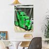 Kw Heavy Trucks Wall Decor Tapestry Art For Pet Memorial Birthdaywedding Party Backdrop Family Gift