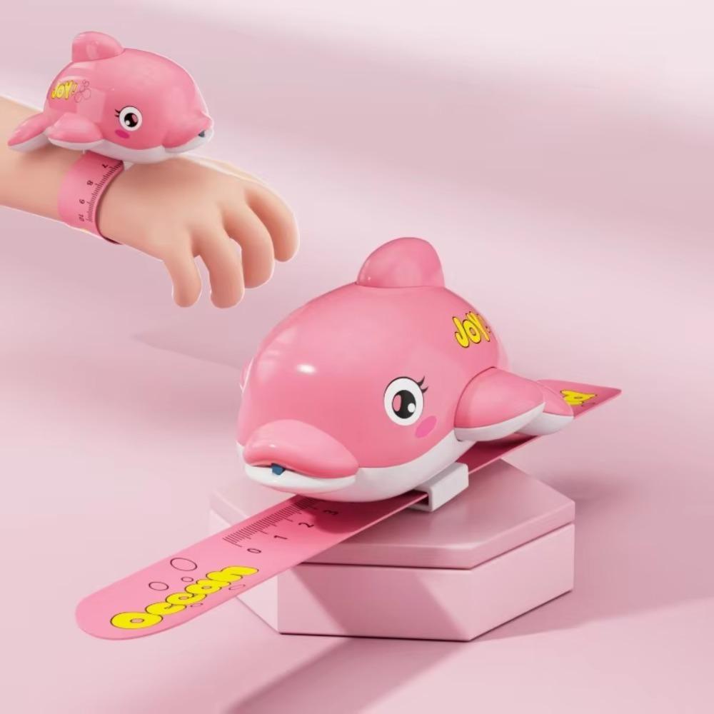 Turtle or dolphin shaped Wrist Spray Water Toys Cartoon Animal Bath Toy Wrist Pool Toys Camping pink dolphin