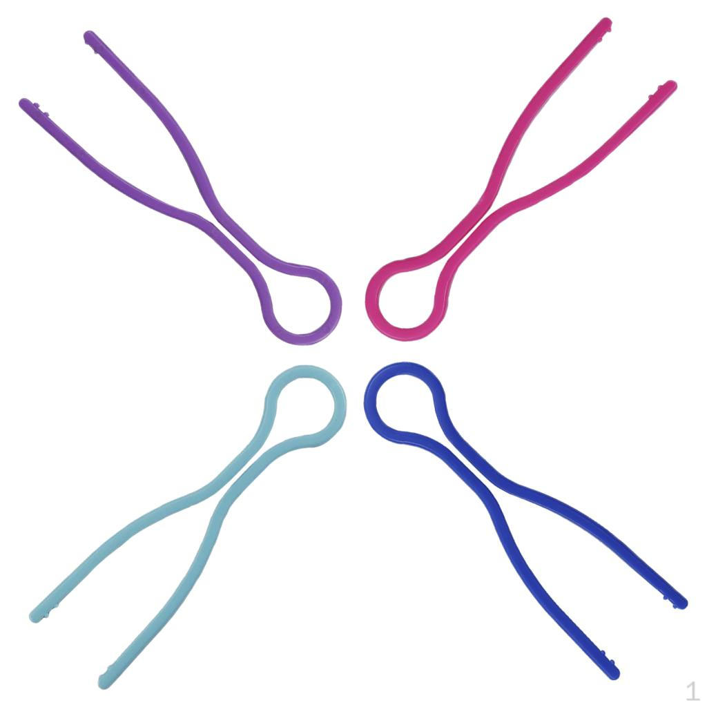 

12 шт. зажимы для катушек с нитками разных цветов для фиксации универсальных шпулек