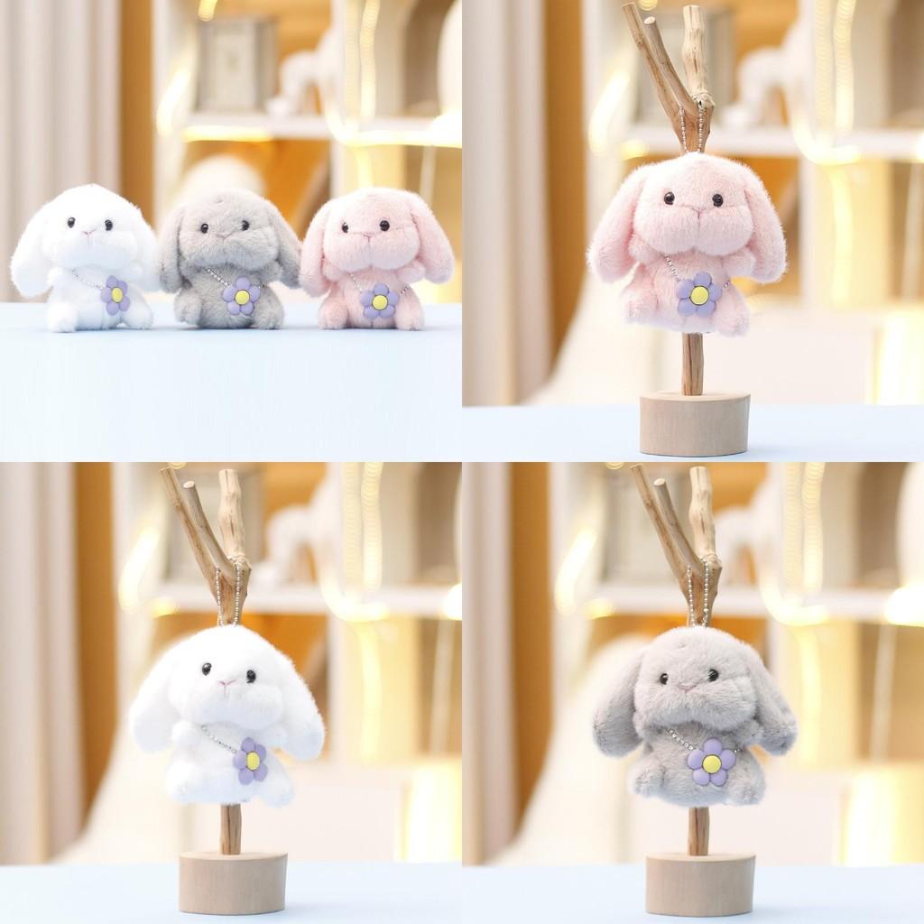 Toy Plush Bunny Keychain With Pp Cotton Filling For Kids Stuffed Gift Animal