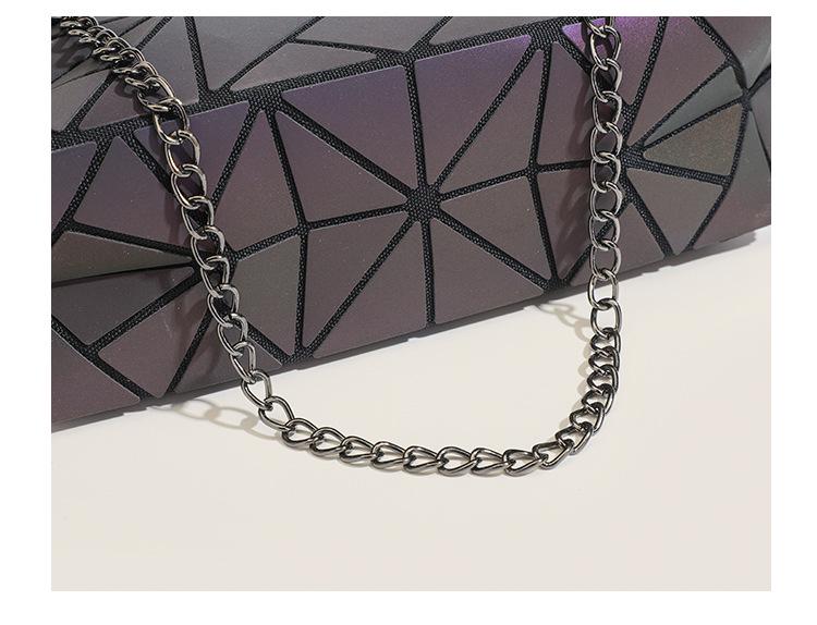 Luminous Diamond-Pattern Shoulder Crossbody Bag - Trendy, Versatile, Fashionable Korean Style for Women 2025