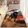 Bullfighting Scene Arena Rug suitable as a non-slip mat for the living room or bedroom sofa