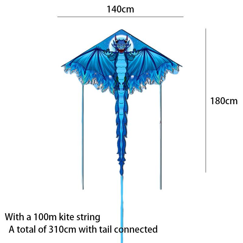 High-quality Polyester Fabric Three-dimensional Triangle Kite From Weifang Blue