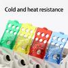 Multiple Output Electrical Enclosures DIN Rail 8 Terminals Port Brass Contacts Sturdy Plastic Housing Daily Use