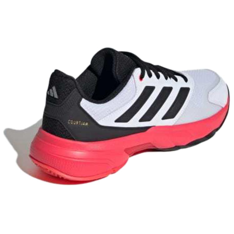 adidas CourtJam Control 3 White Black Lucid Red Men Sneakers Cloud-White Core-Black IH3092