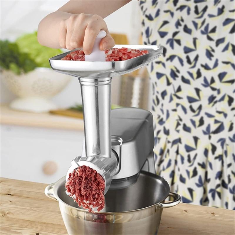 Meat Grinder Attachment Stainless Steel Meat Grinder Accessory Versatile Meat Grinder Plate Must Have Tools for Kitchen