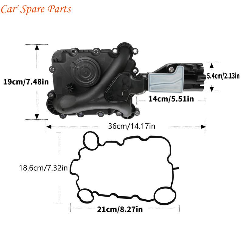 Y4UA Reliable Engine Crankcase Vent Valves Oil Separator Precise Sealing Valves Professional Repair for 06E103547Q 06E103547H