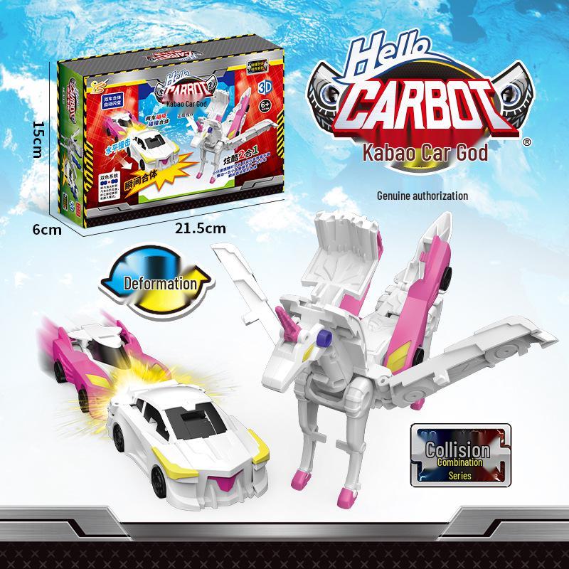 Silverwing Dragon Kaboo: Two-in-One Collision and Pegasus Unicorn Transforming Toy