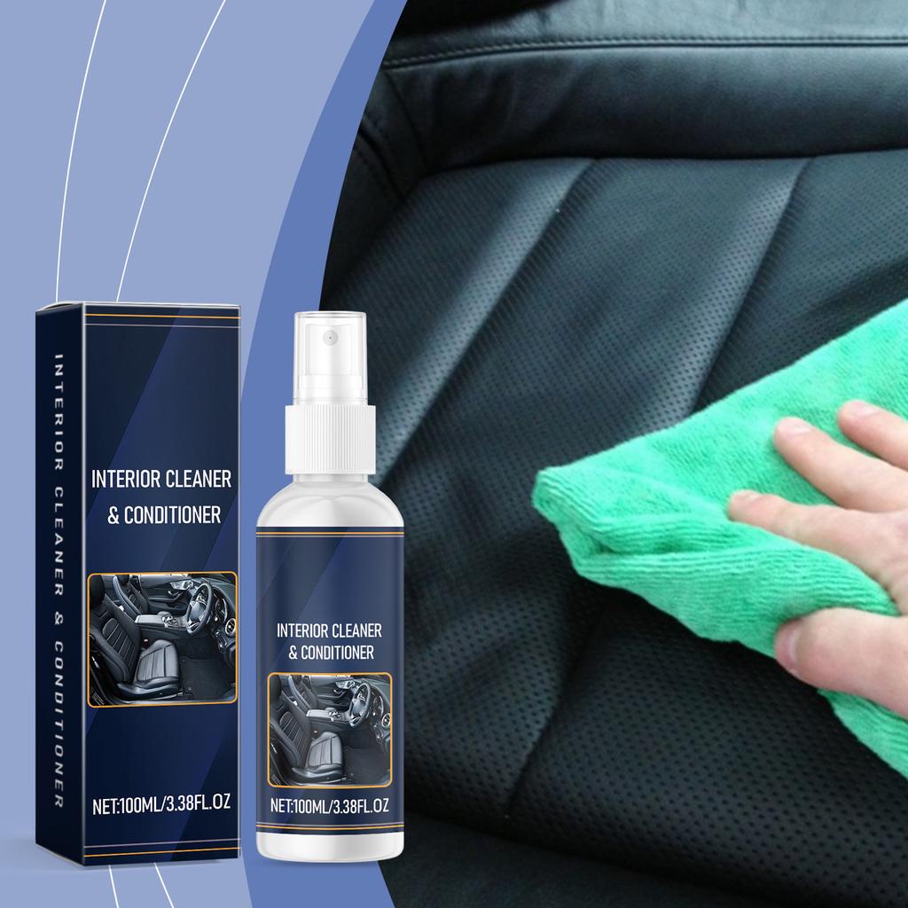 Car Interior Cleaner Upholstered Seats, Instrument Panels, Convenient Stain Removal Foam Cleaner For Cars 100ml